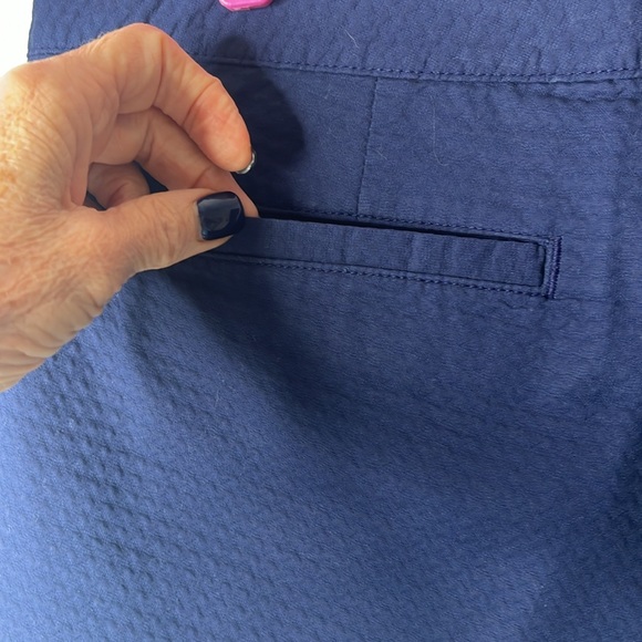Lilly Pulitzer Buttercup Shorts in Color True Navy, Size 10. - Picture 7 of 11